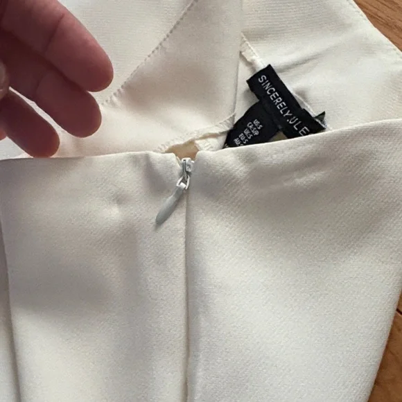 Sincerely Jules Cream Wide Leg Jumpsuit - Picture 6 of 9